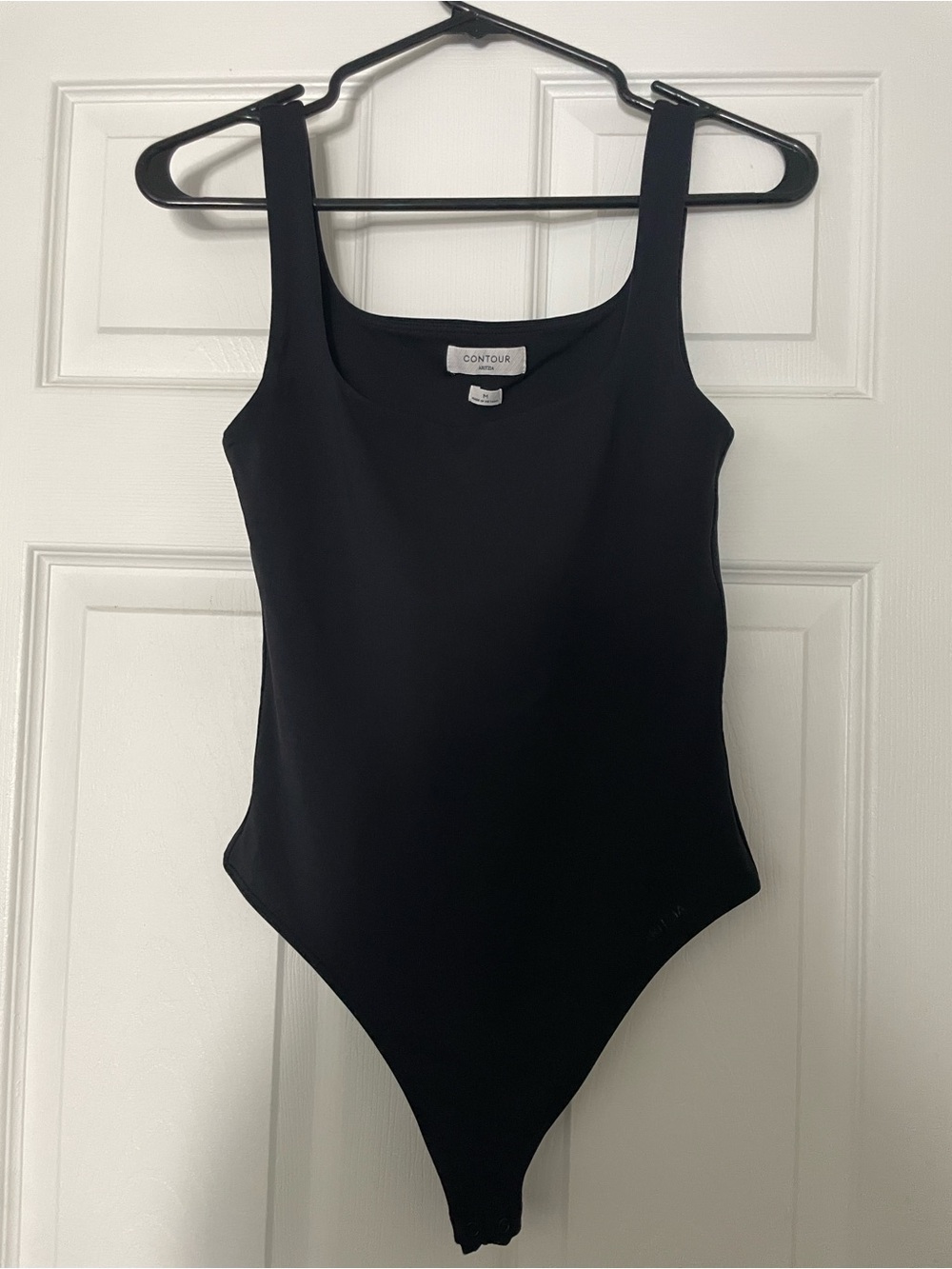 Aritzia Contour Pursue Square Neck Bodysuit Black Size M